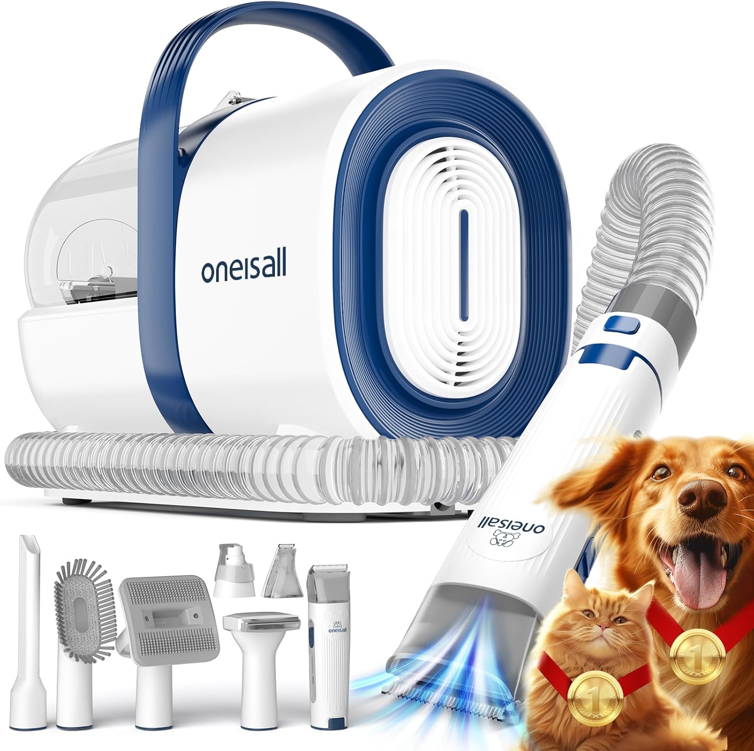 Oneisall Dog Grooming Vacuum
