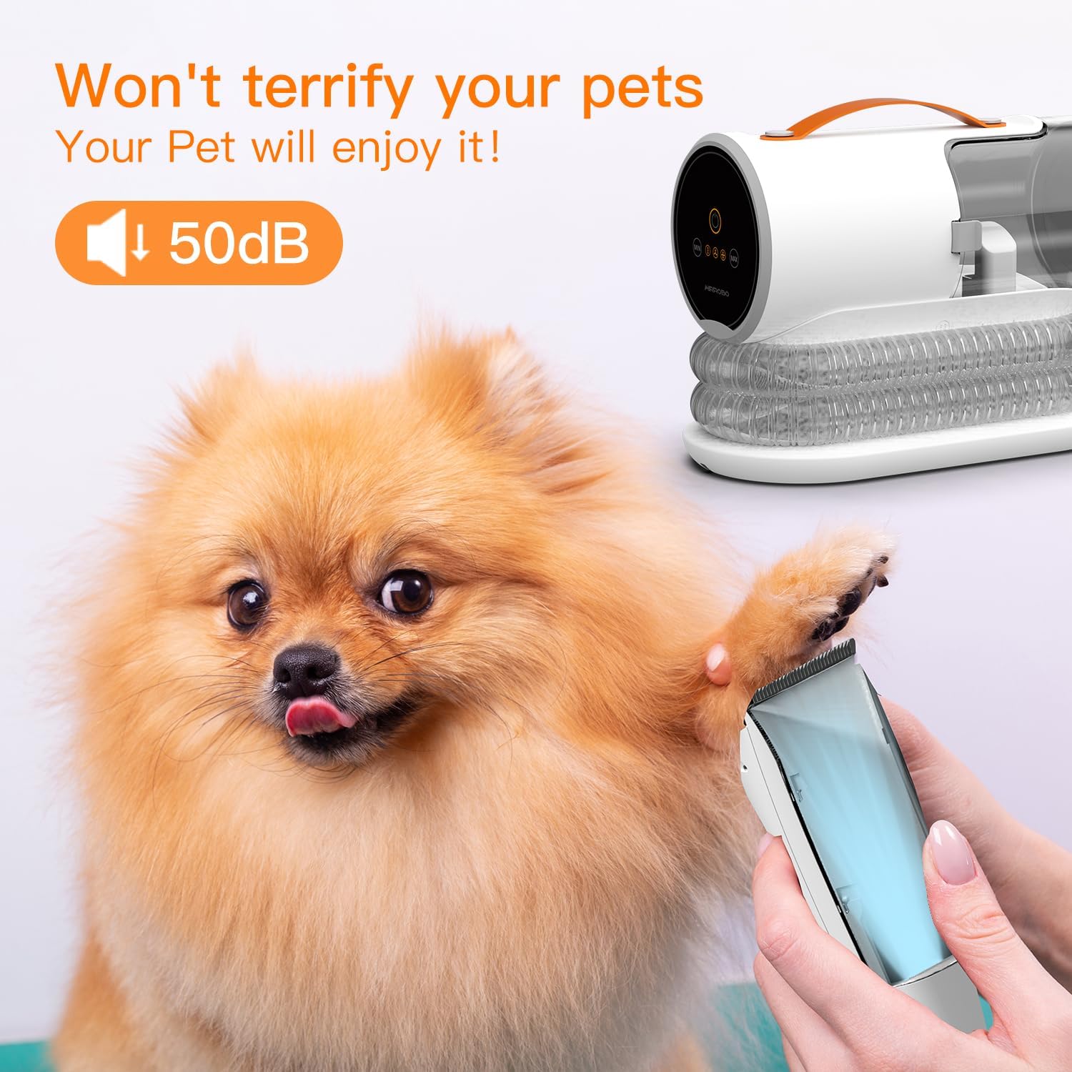 AIRROBO Dog Grooming Vacuum Kit