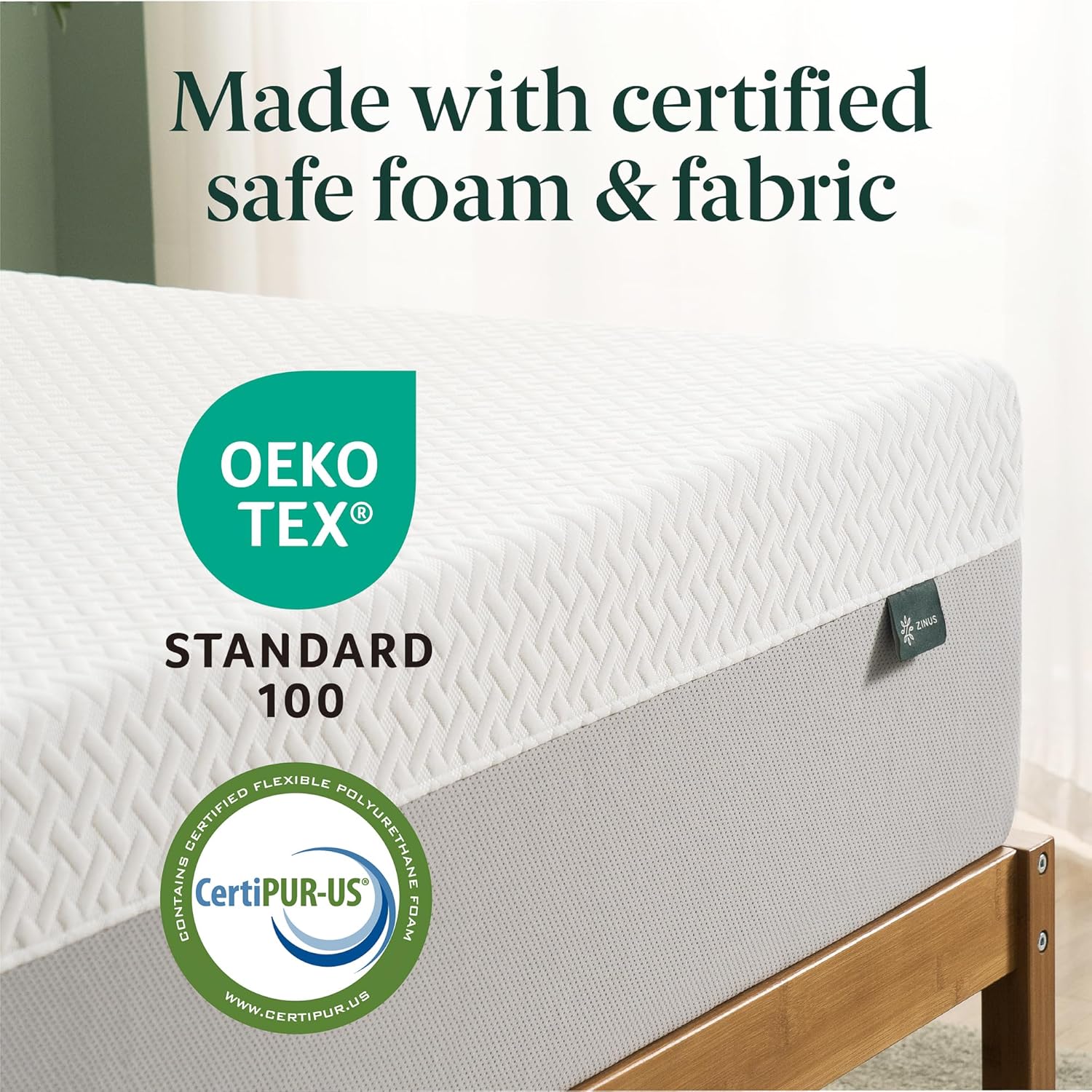 Zinus 10 Inch Green Tea Essential Memory Foam Mattress
