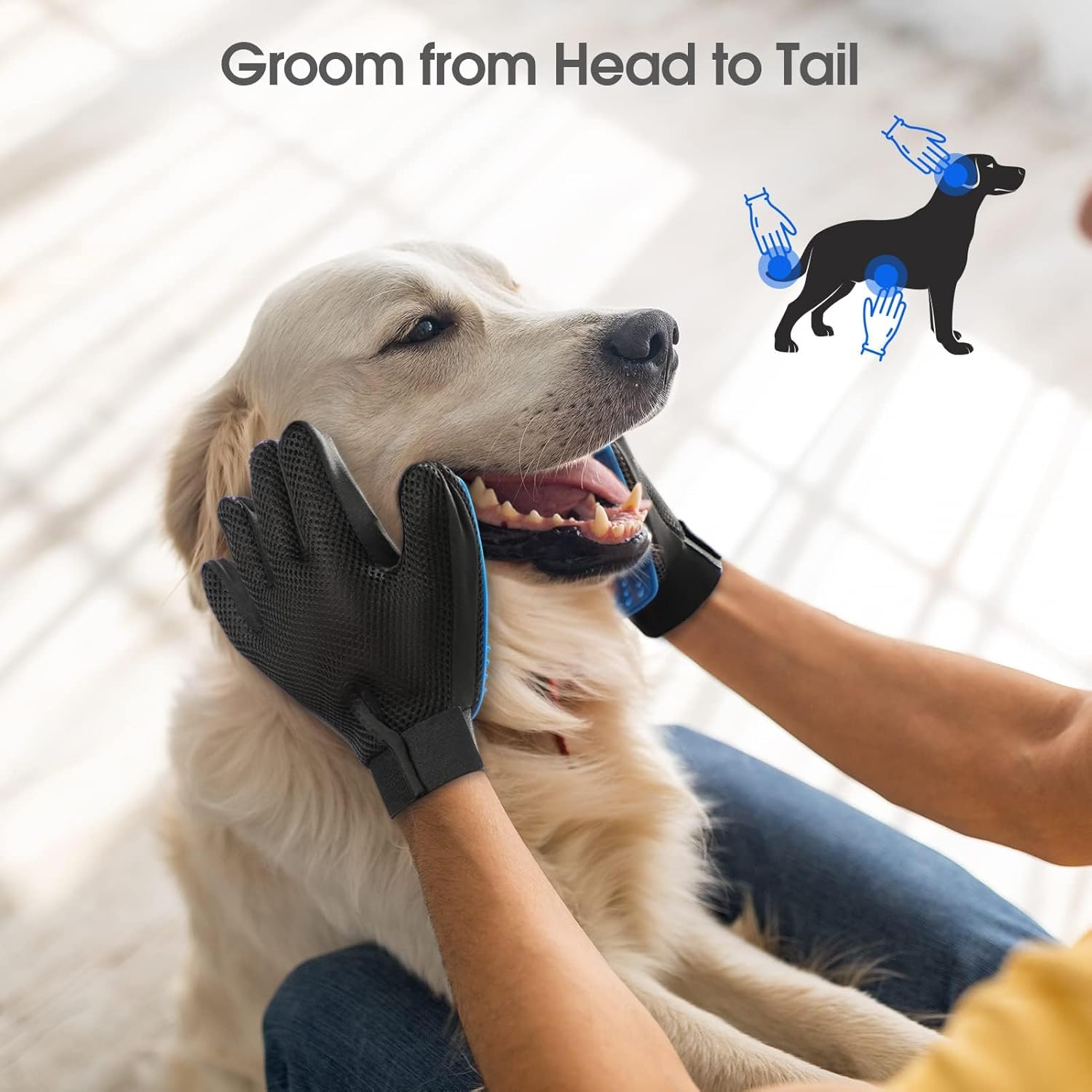 Efficient Pet Hair Remover Gloves