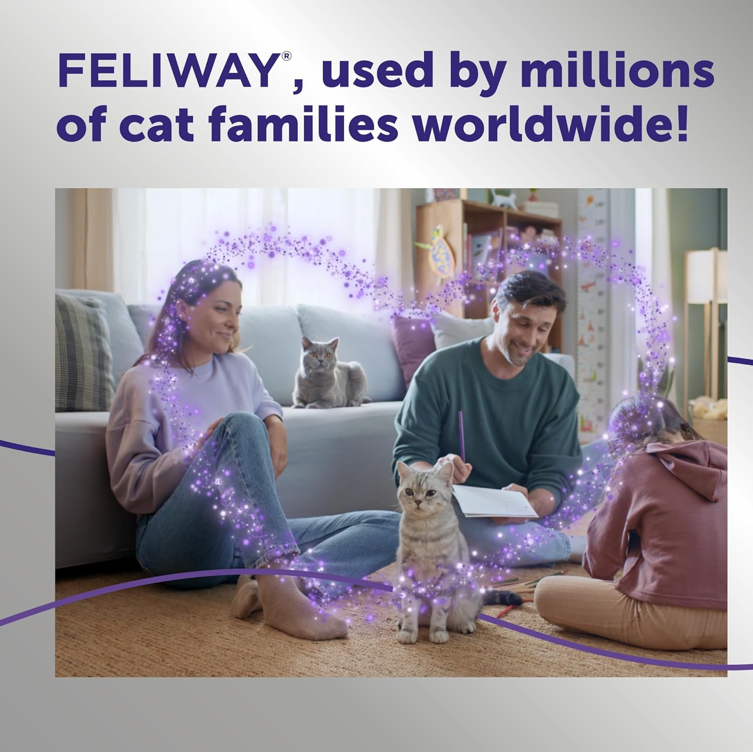 FELIWAY Optimum 30 Day Cat Calming Plug In Pheromone Diffuser Starter Kit