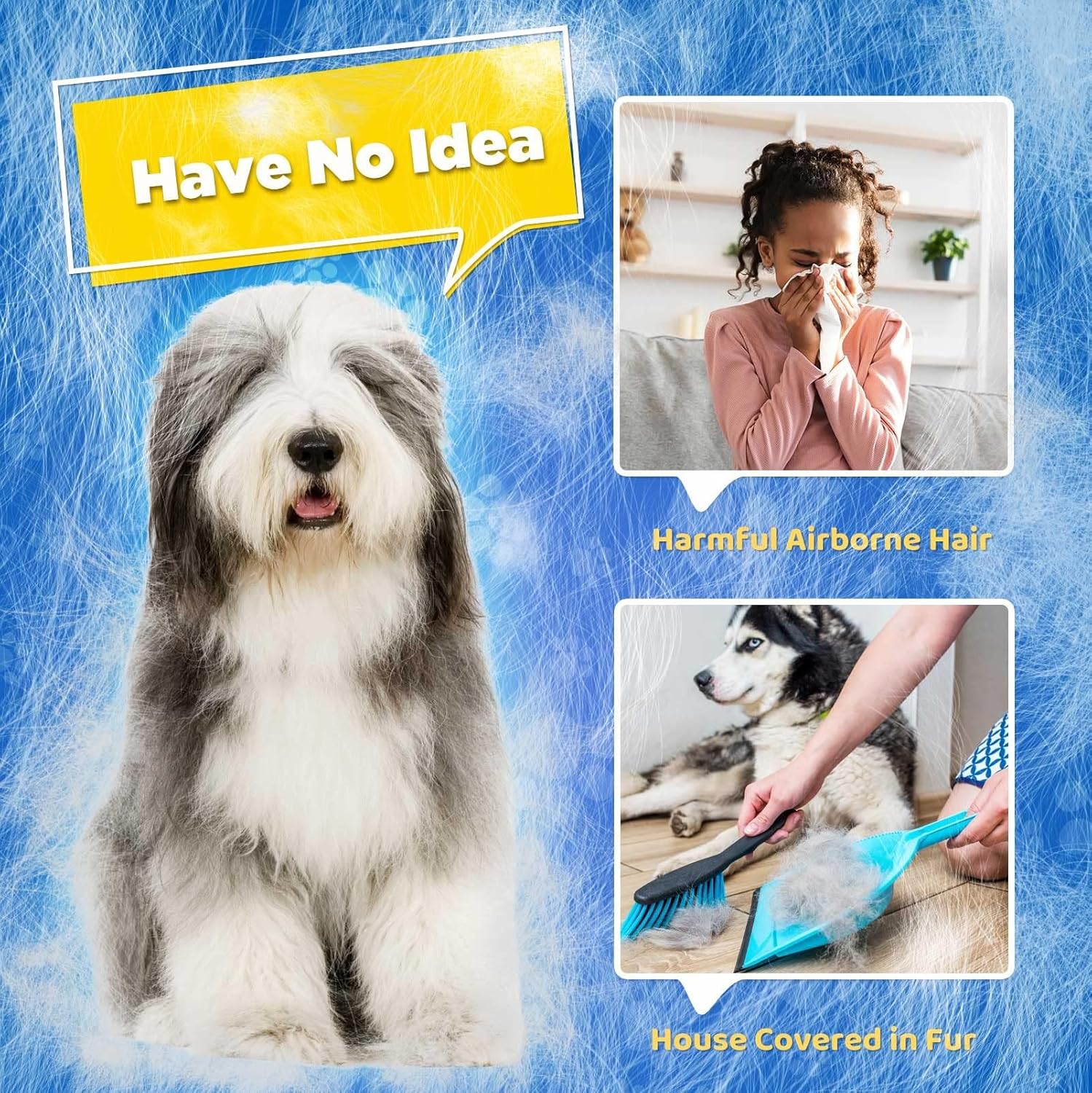 Efficient Pet Hair Remover Gloves
